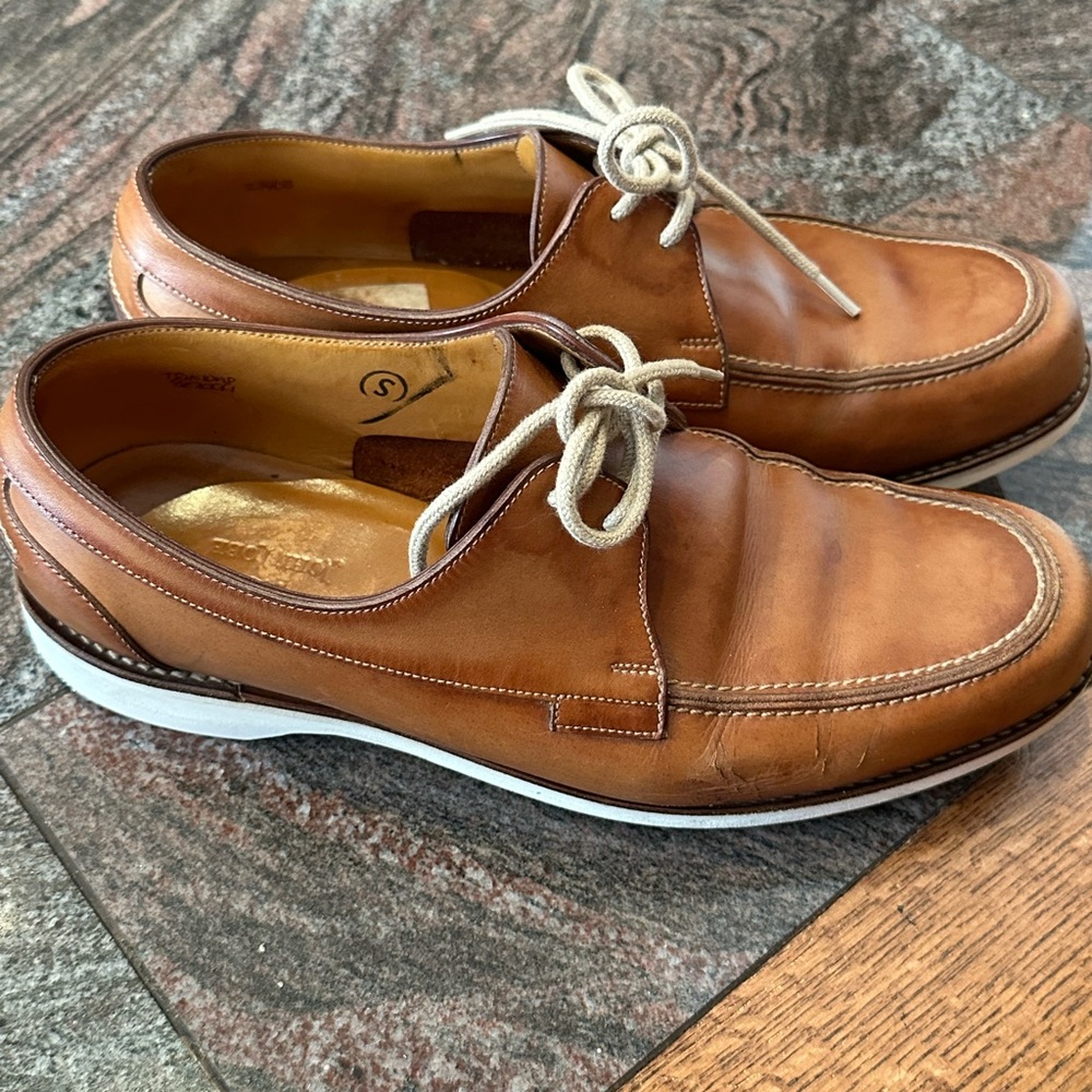 Men's Brown Leather Shoes John Lobb